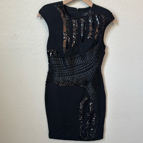 Robert Rodriguez silk mini sequin dress size 0 - Picture 1 of 8